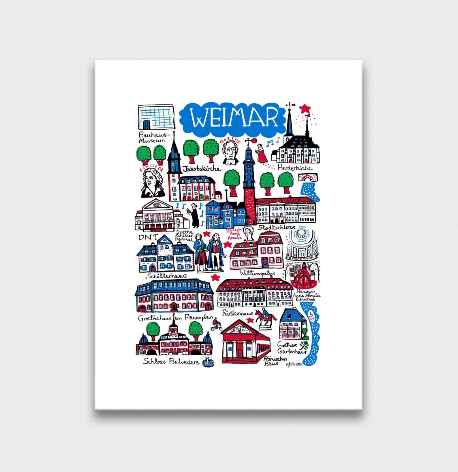 Weimar Art Print by Julia Gash