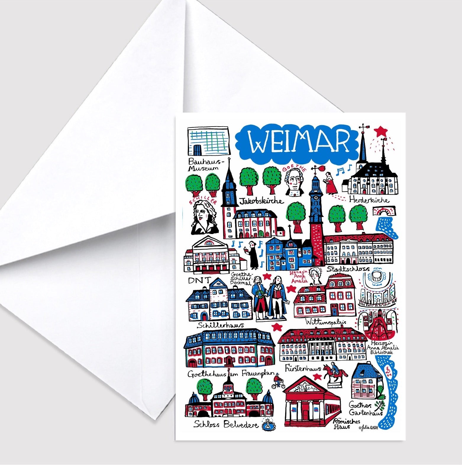 Greeting Card by Julia Gash