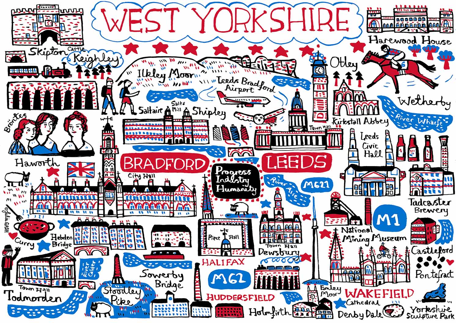 West Yorkshire Tote Bag