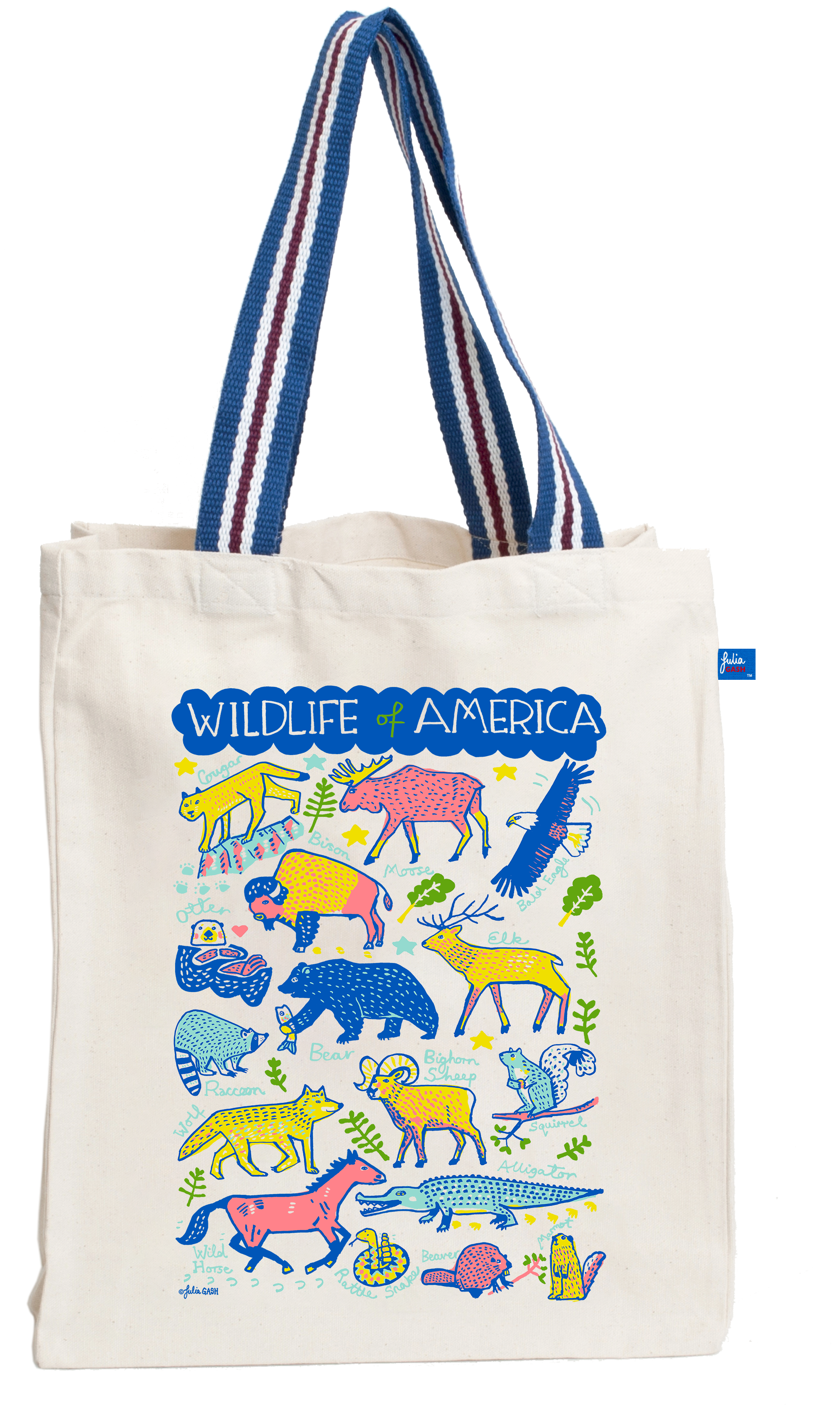 Wildlife of America Tote Bag - Julia Gash