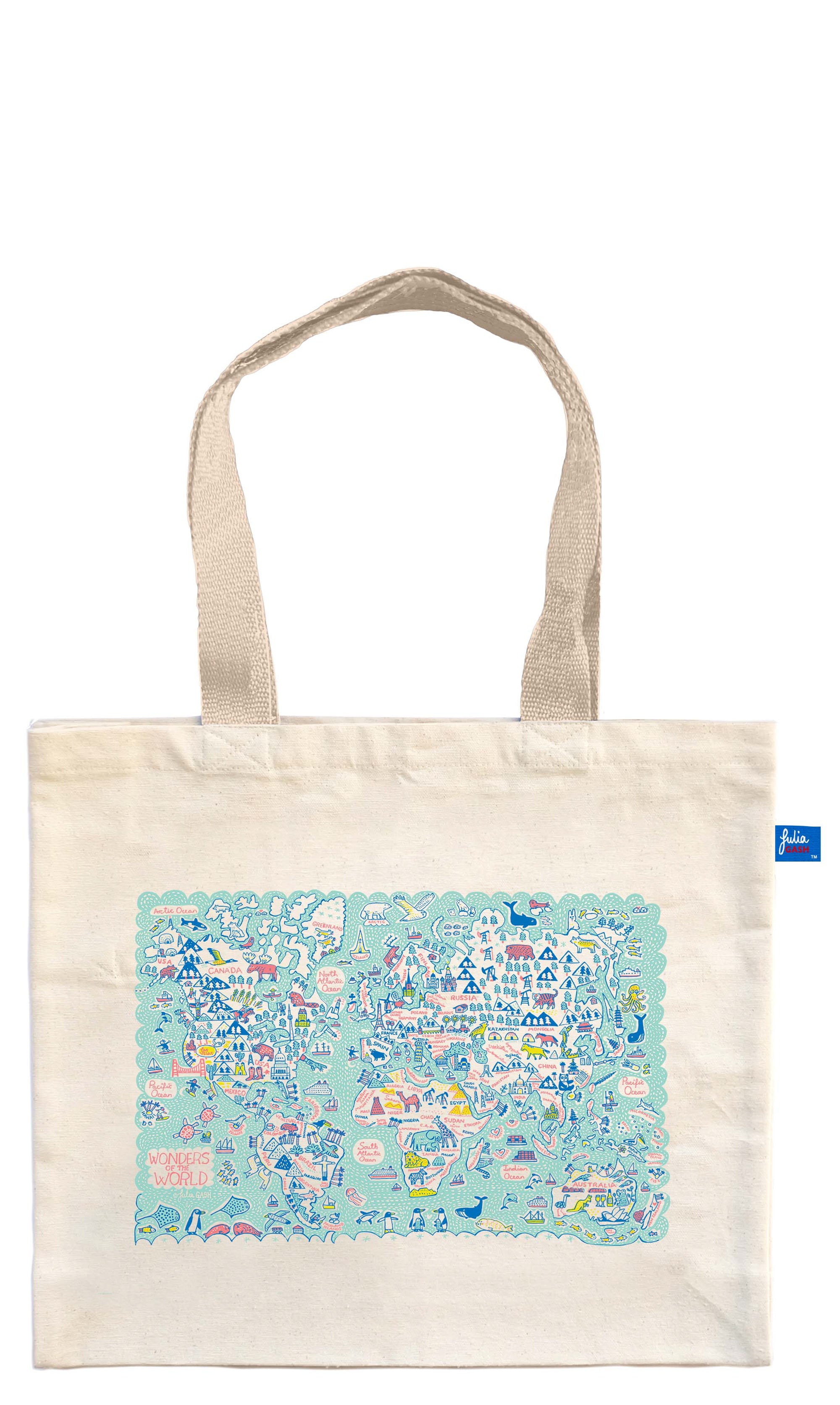 Wonders of the World Tote Bag