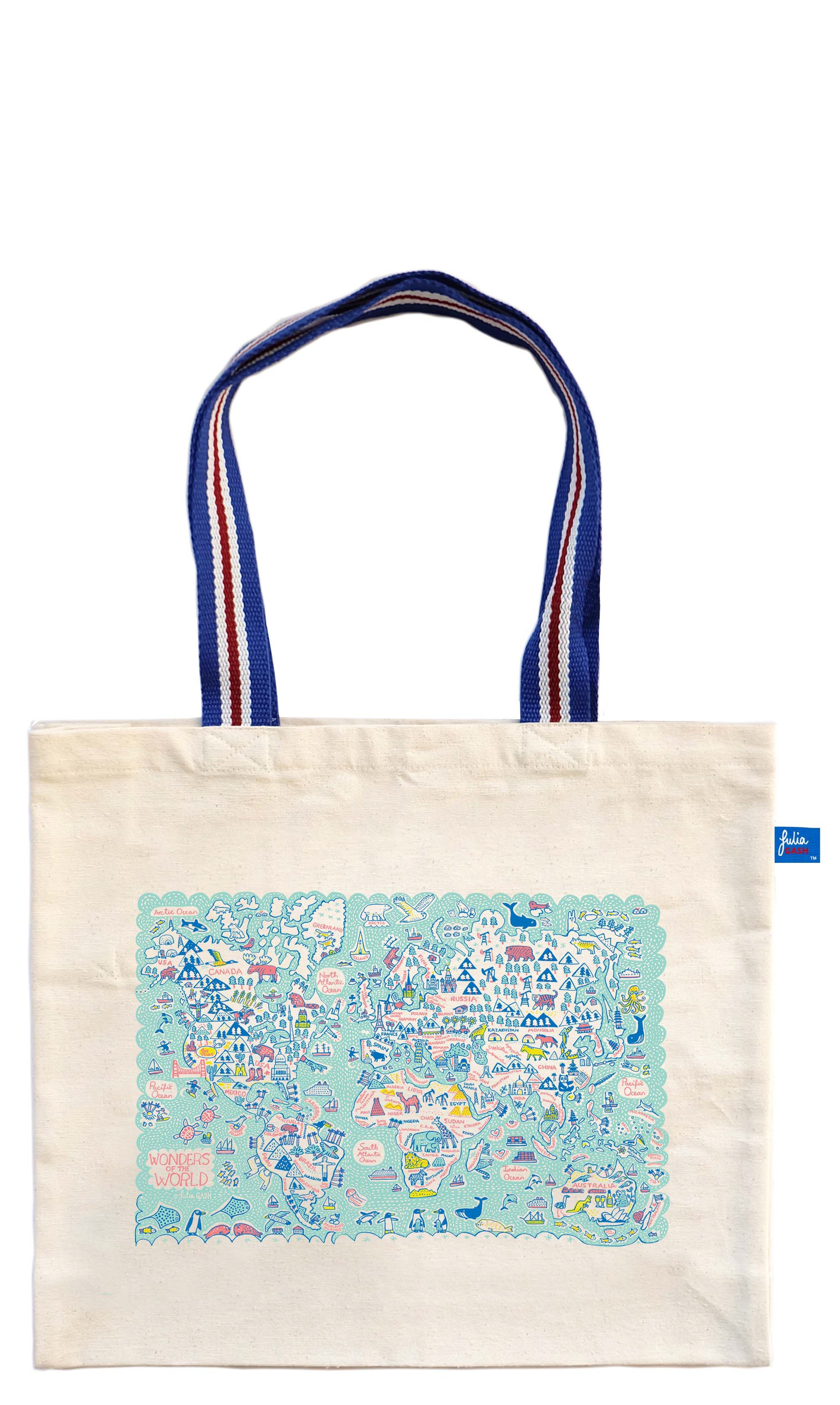 Wonders of the World Tote Bag