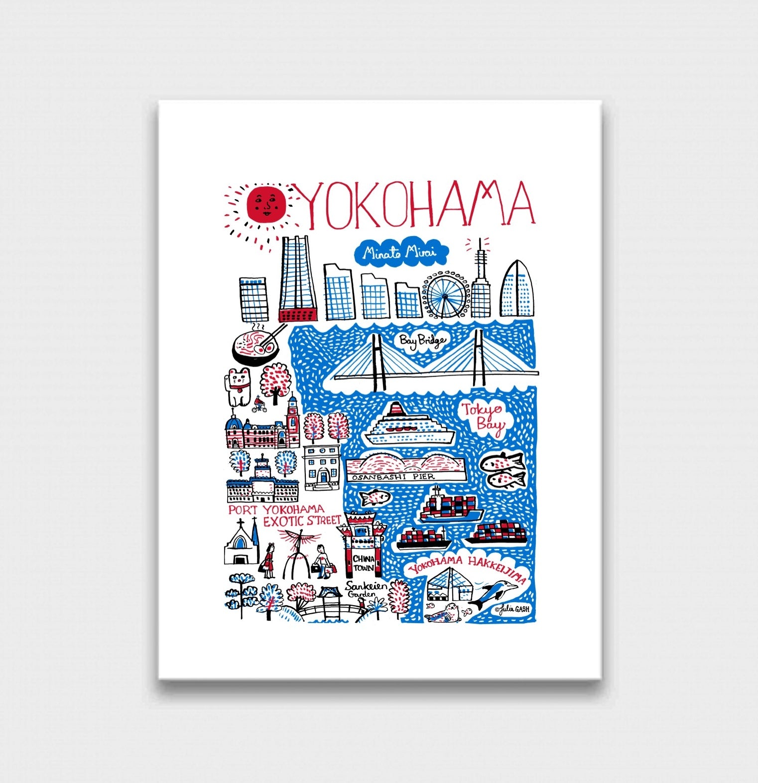 Yokohama Art Print