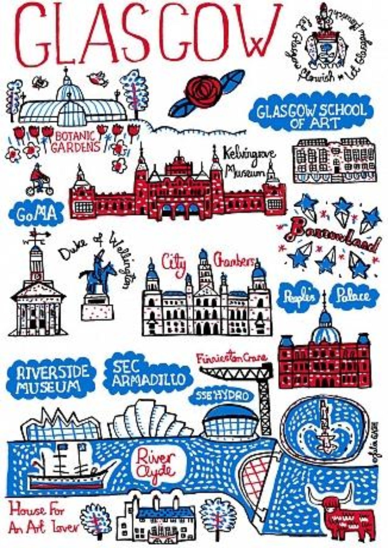 Glasgow Tote Bag - Julia Gash