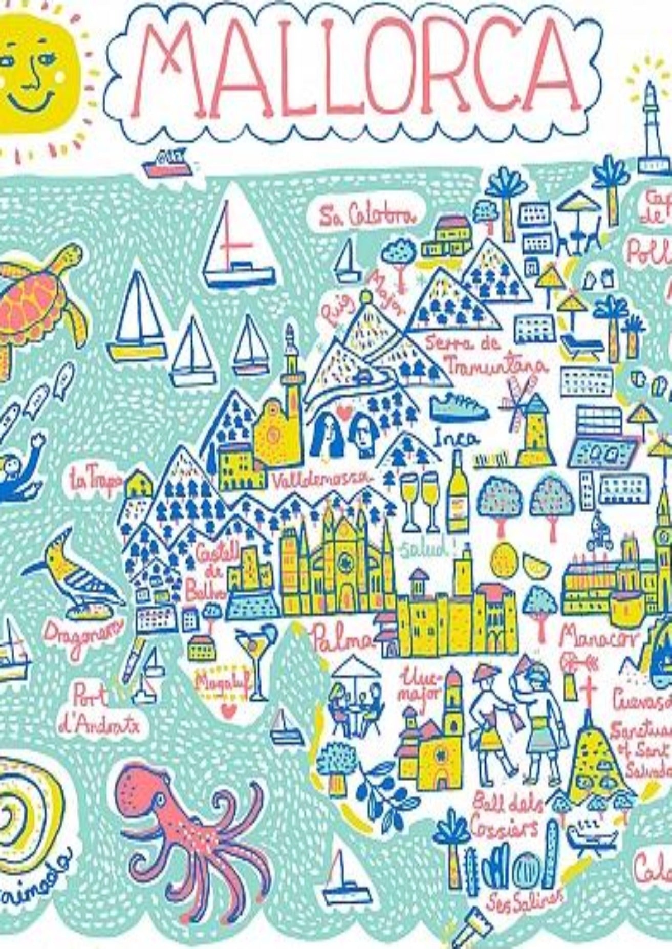 Mallorca Art Print - Julia Gash