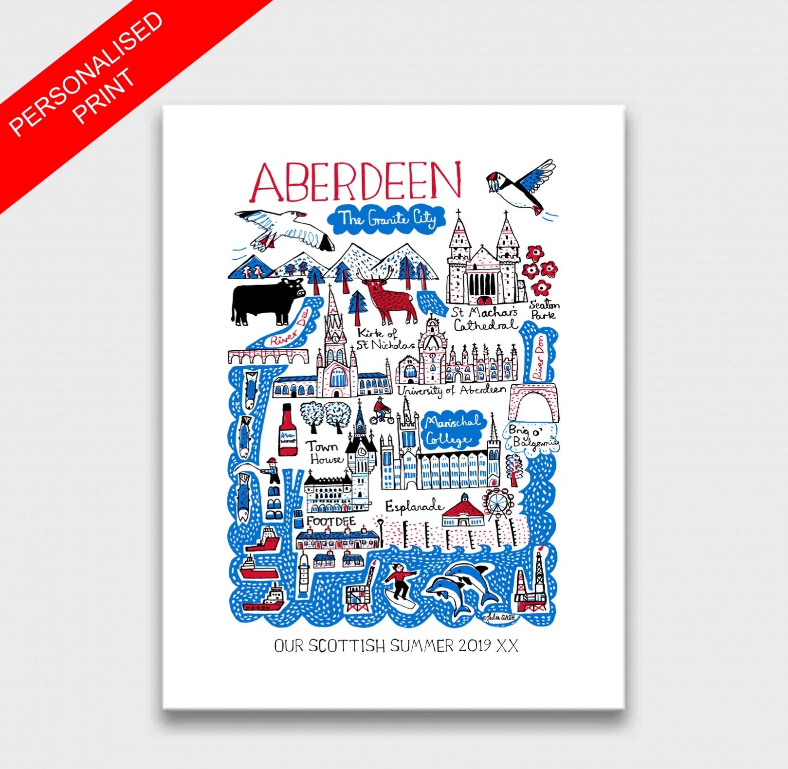 Aberdeen Art Print - Julia Gash