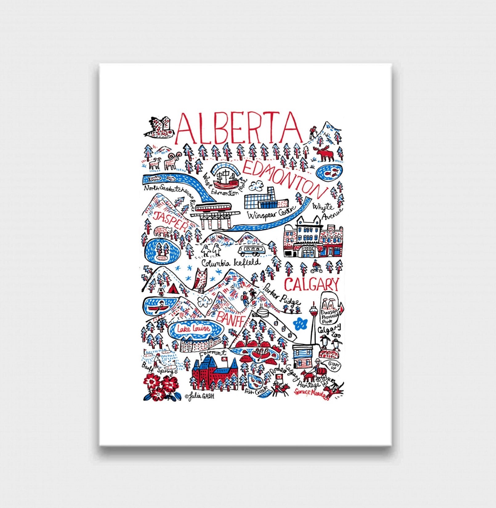 Alberta Art Print - Julia Gash