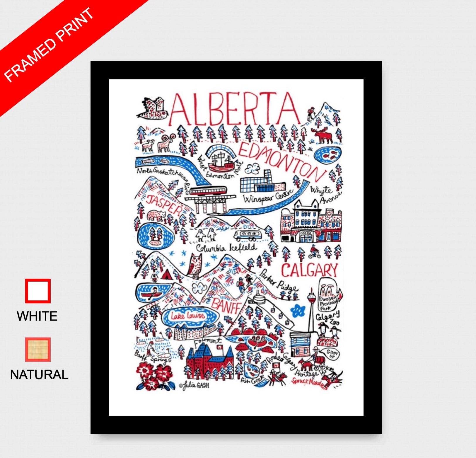 Alberta Art Print - Julia Gash