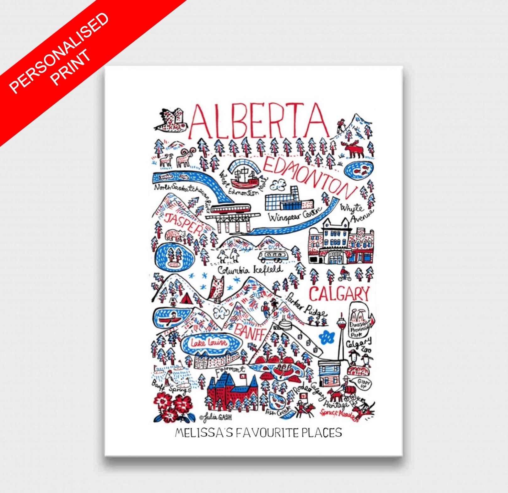 Alberta Art Print - Julia Gash