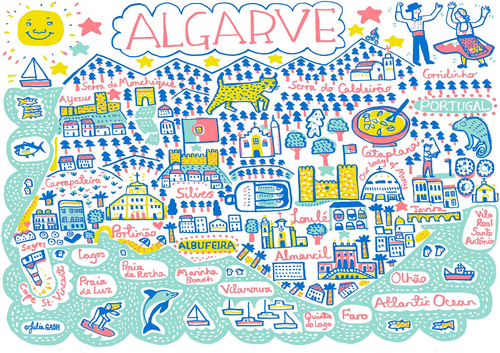 Algarve Postcard - Julia Gash
