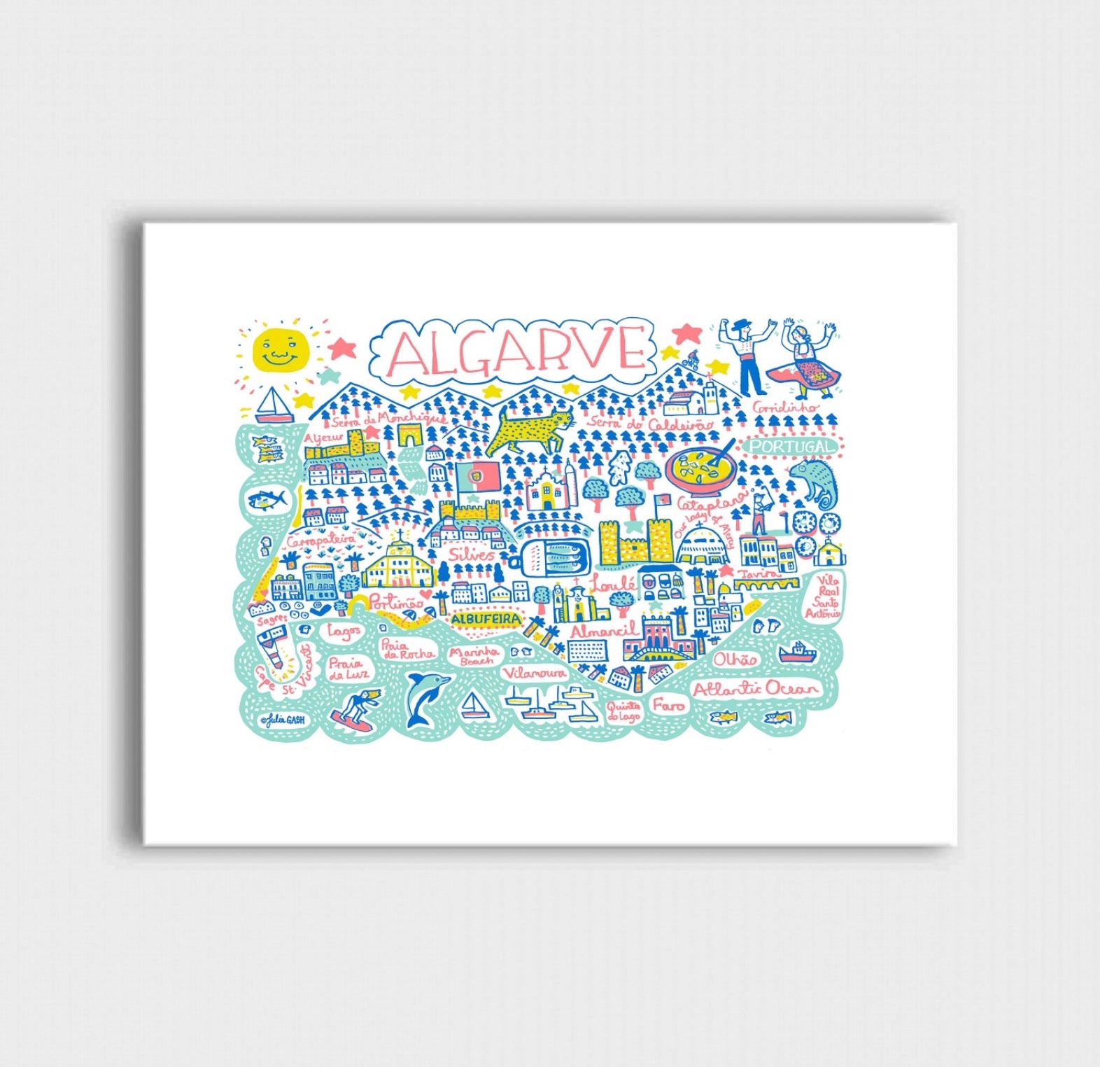 Algarve Art Print by Julia Gash