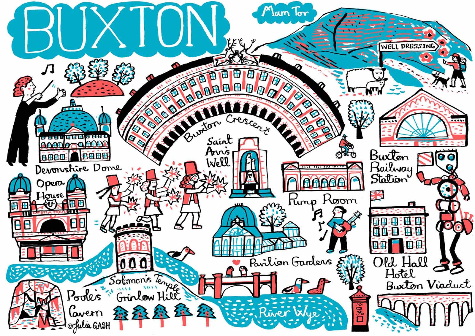 Buxton Postcard - Julia Gash