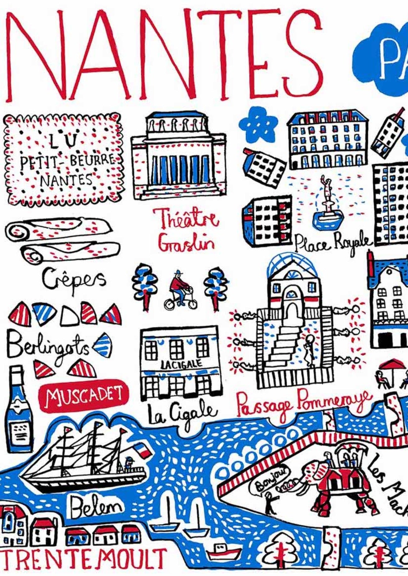 Nantes Postcard - Julia Gash