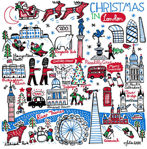 Christmas in London Art Print - Julia Gash