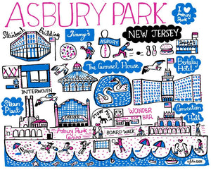Asbury Park Postcard - Julia Gash