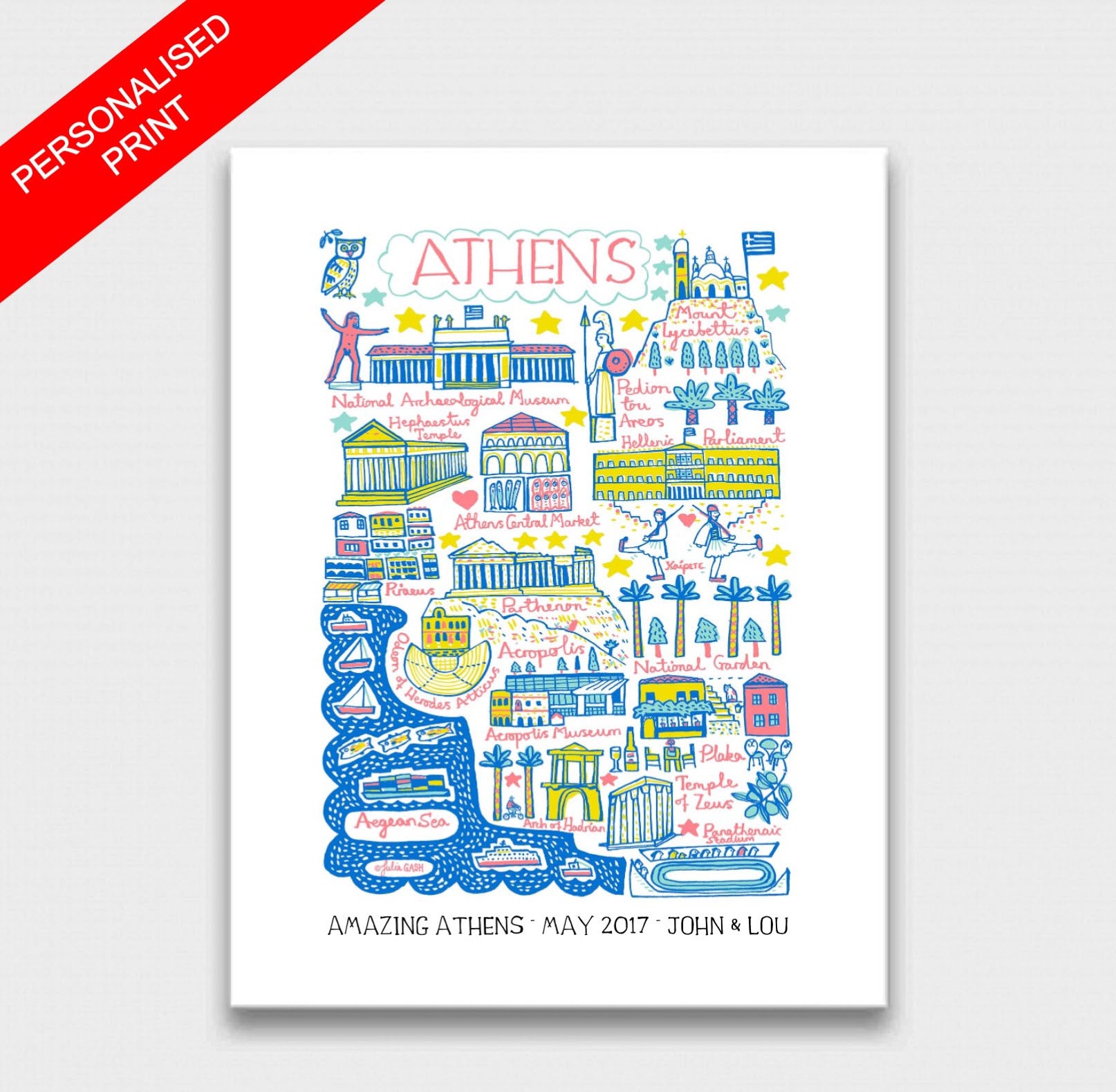 Athens Art Print - Julia Gash