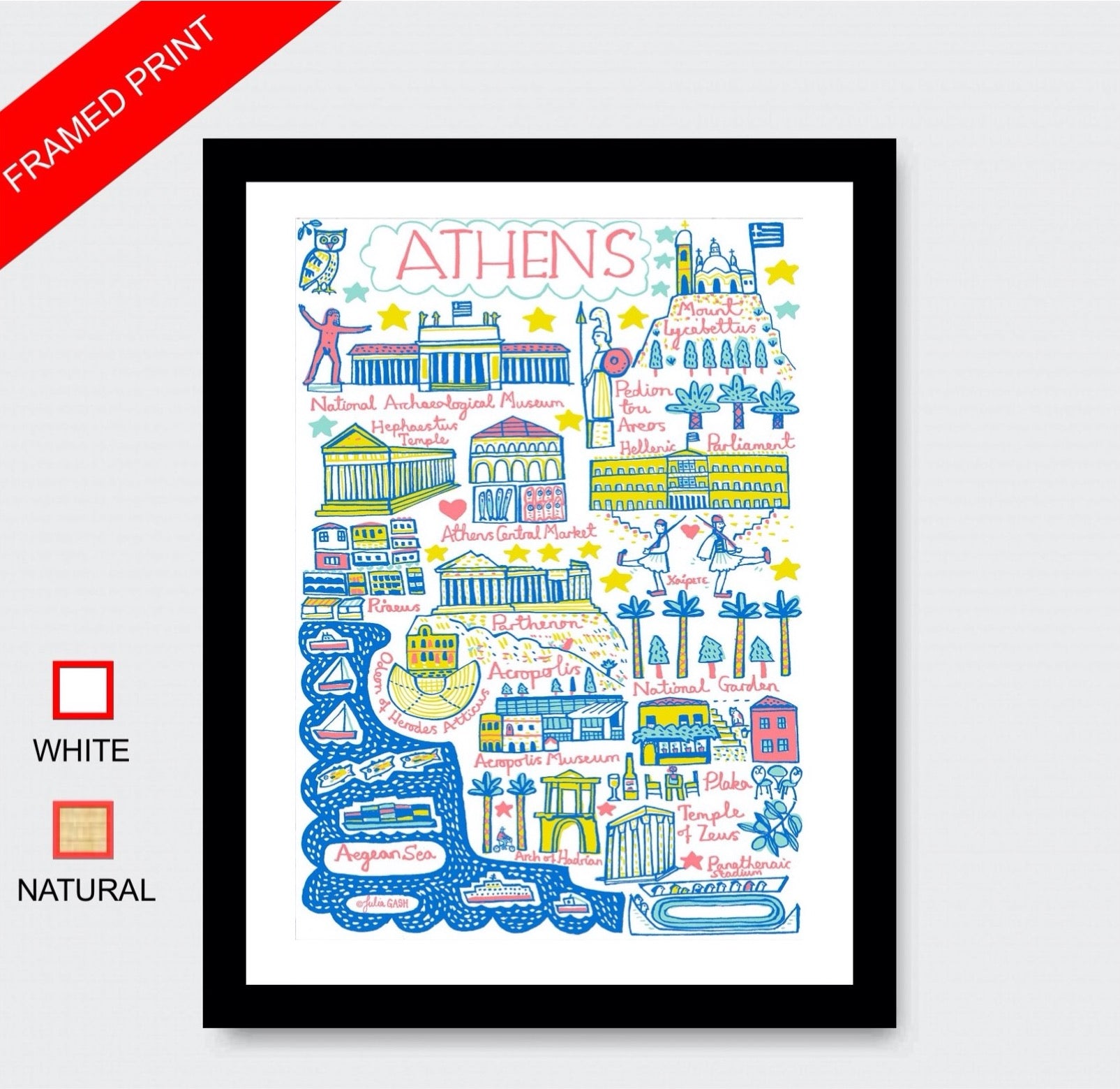 Athens Art Print - Julia Gash