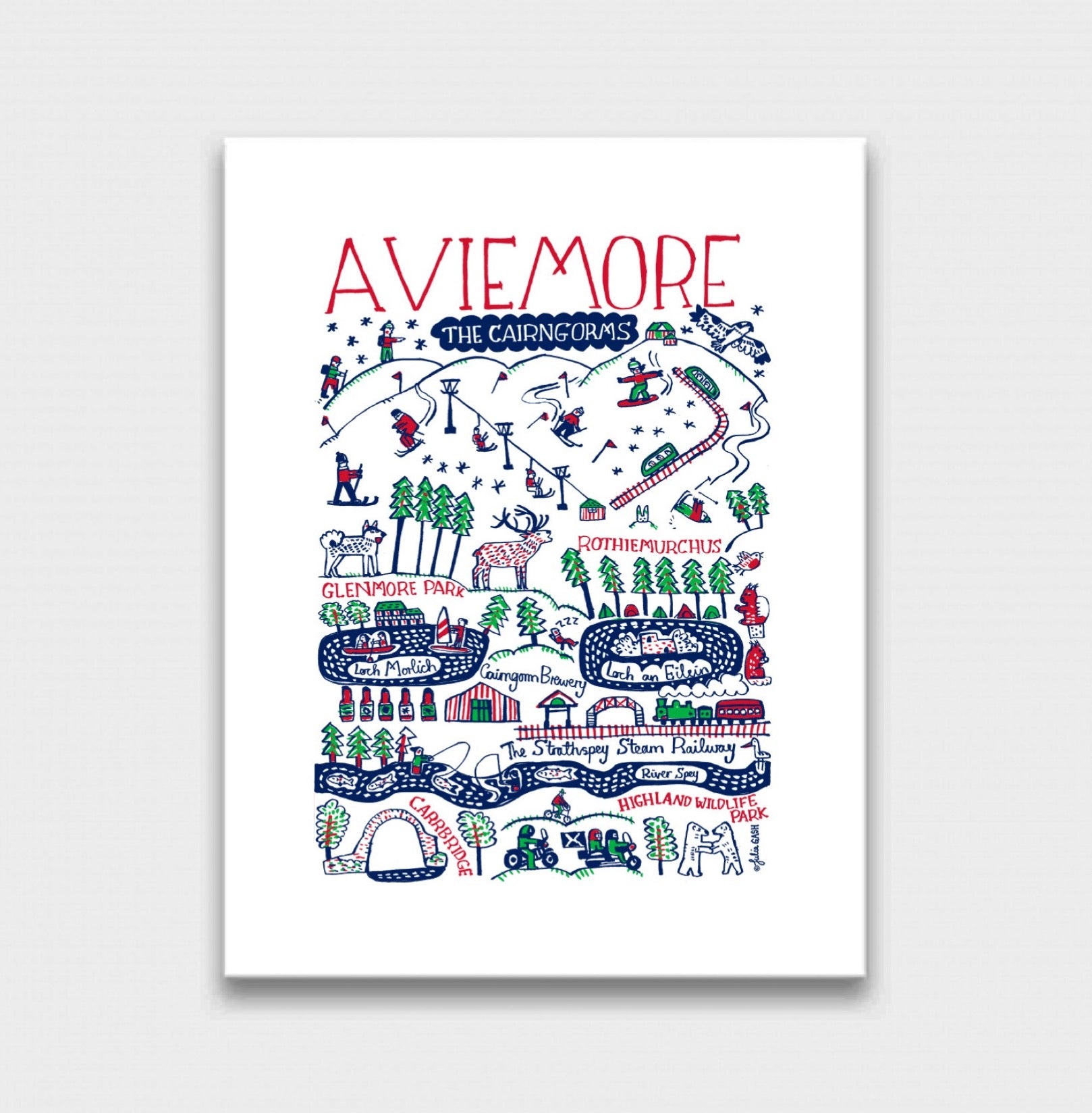 Aviemore Art Print - Julia Gash