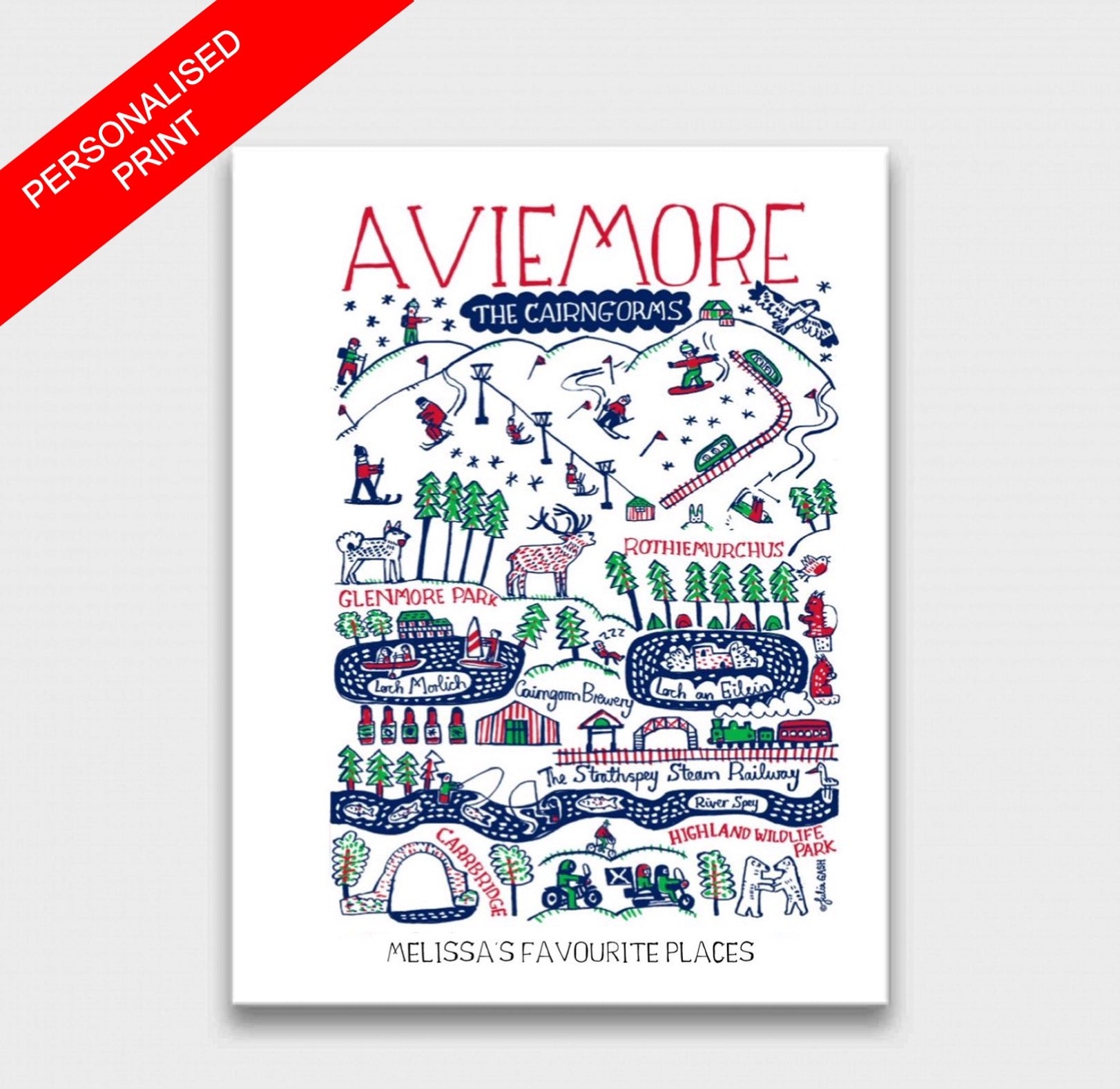 Aviemore Art Print - Julia Gash