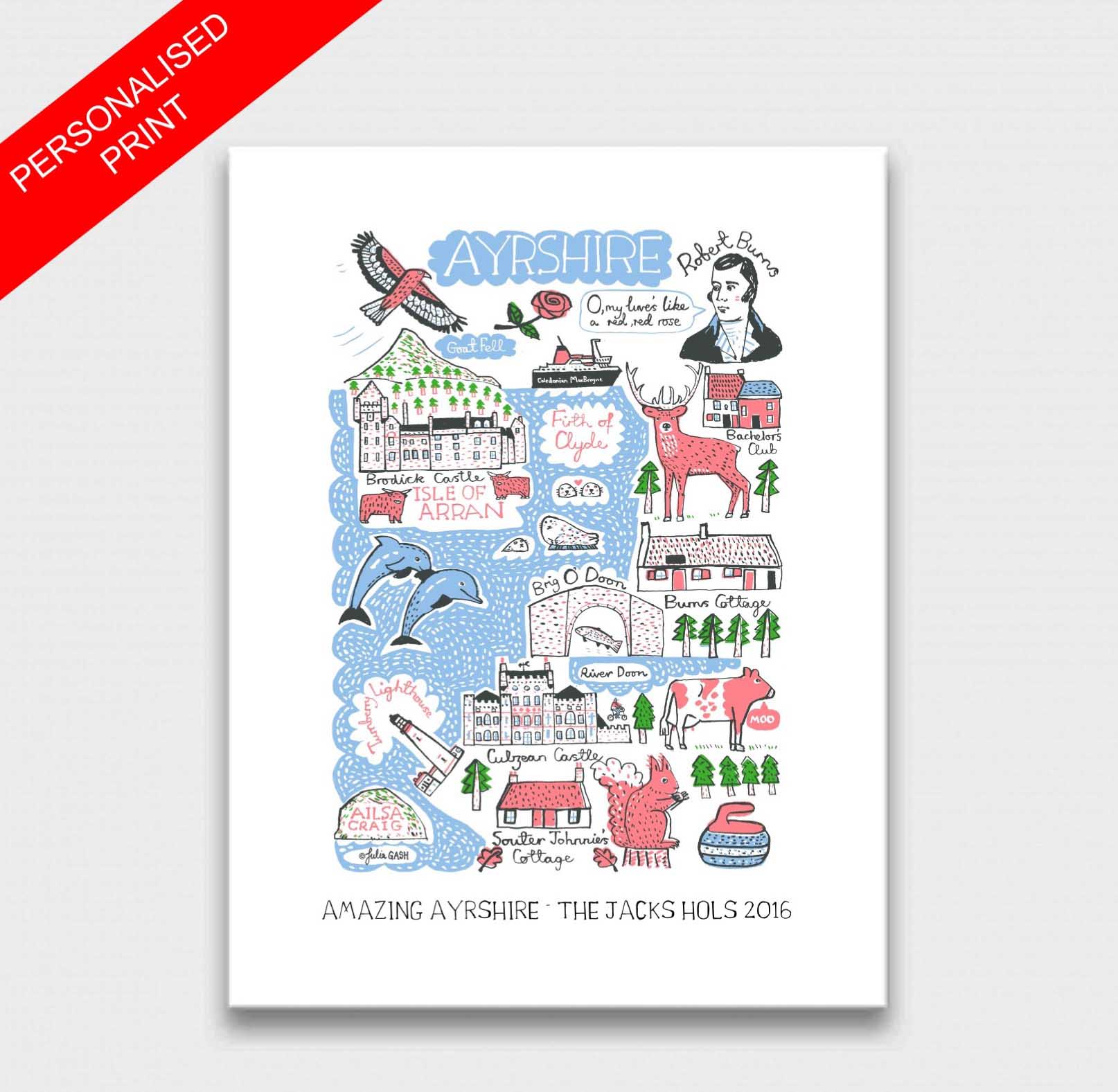 Ayrshire Art Print - Julia Gash