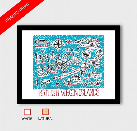British Virgin Islands Art Print - Julia Gash