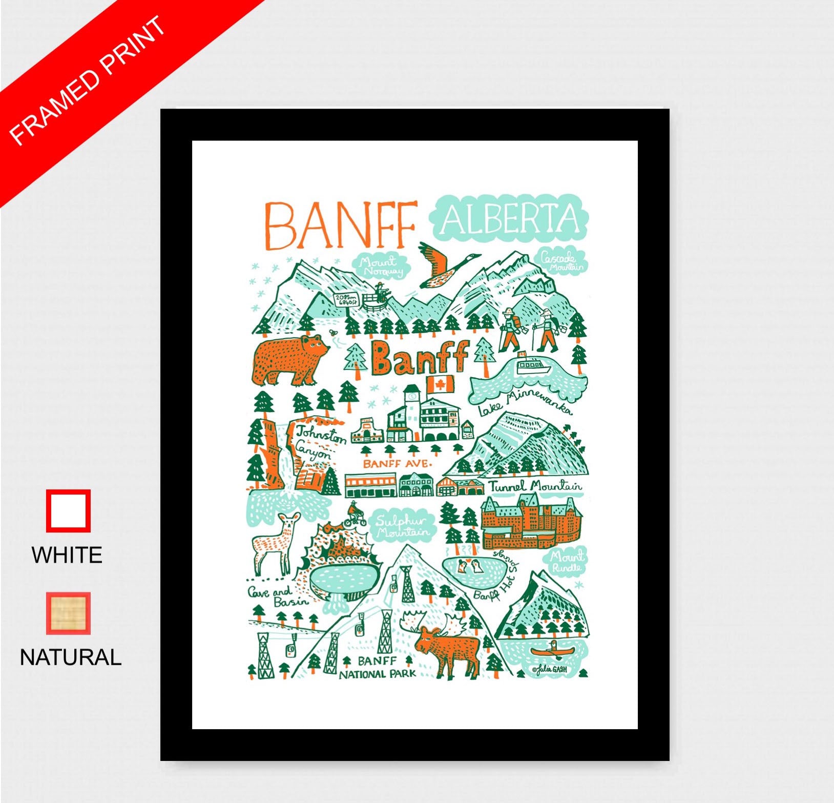 Banff Art Print - Julia Gash