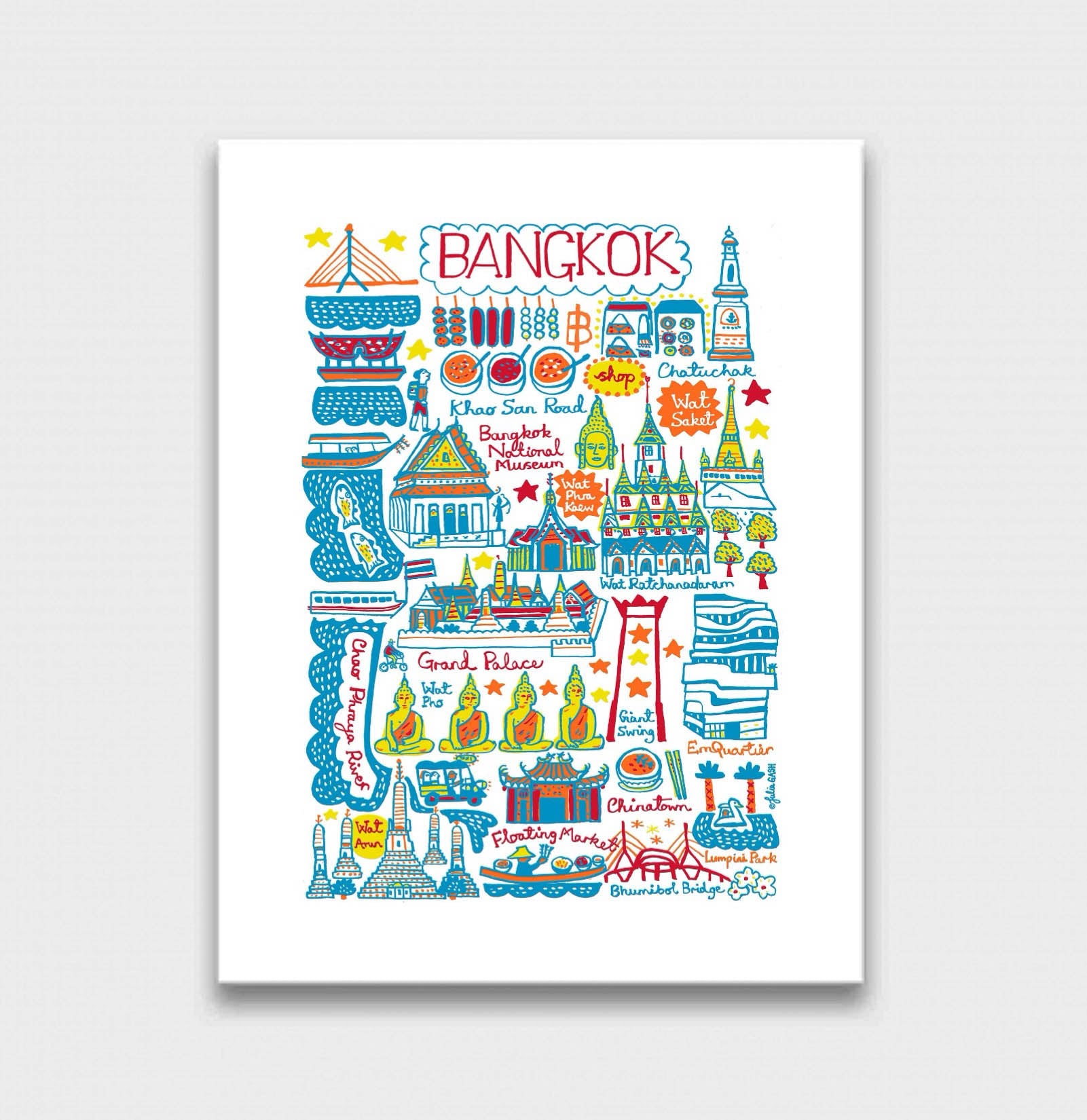 Bangkok Art Print - Julia Gash