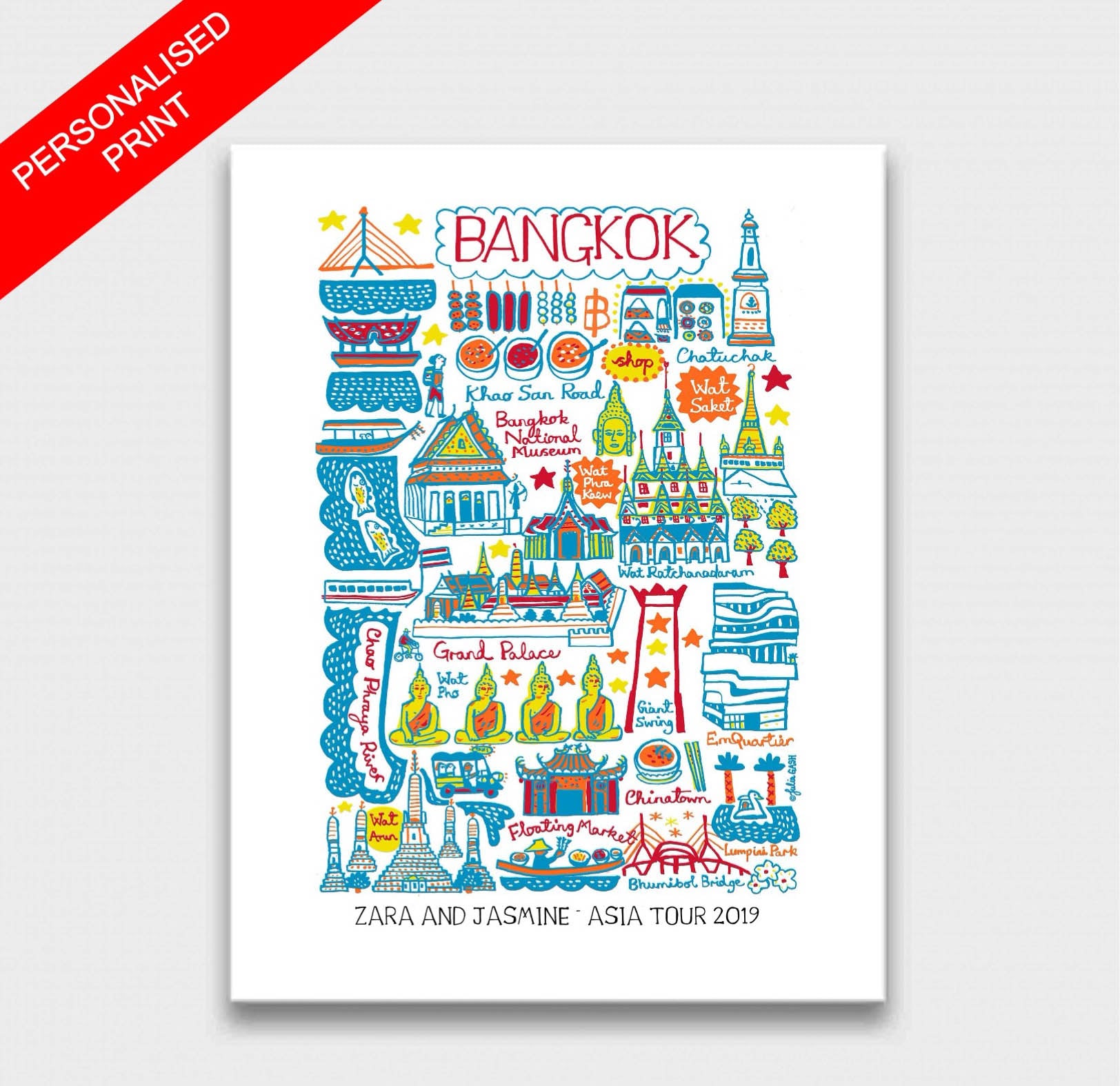 Bangkok Art Print - Julia Gash
