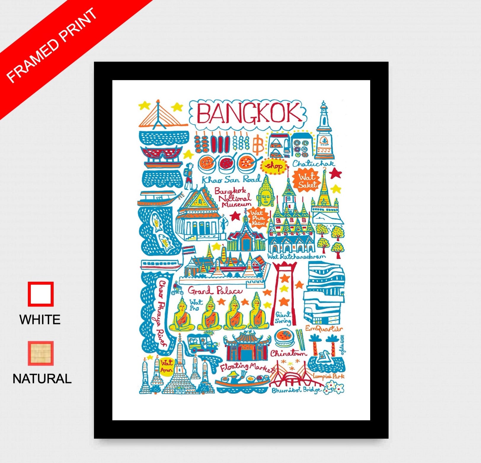Bangkok Art Print - Julia Gash