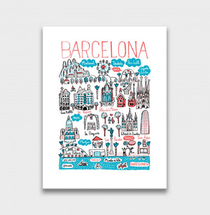 Barcelona Art Print - Julia Gash