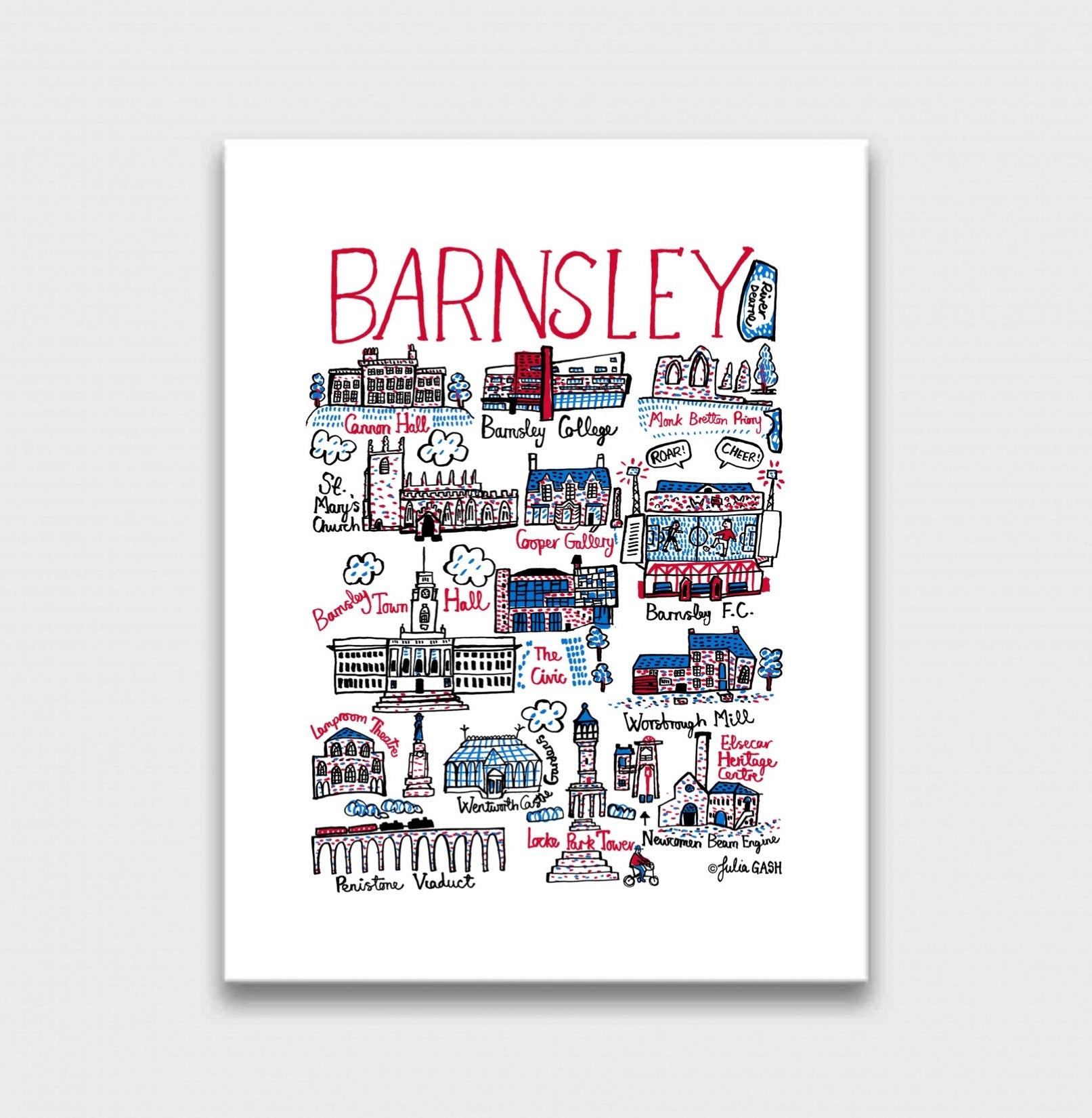 Barnsley Art Print - Julia Gash
