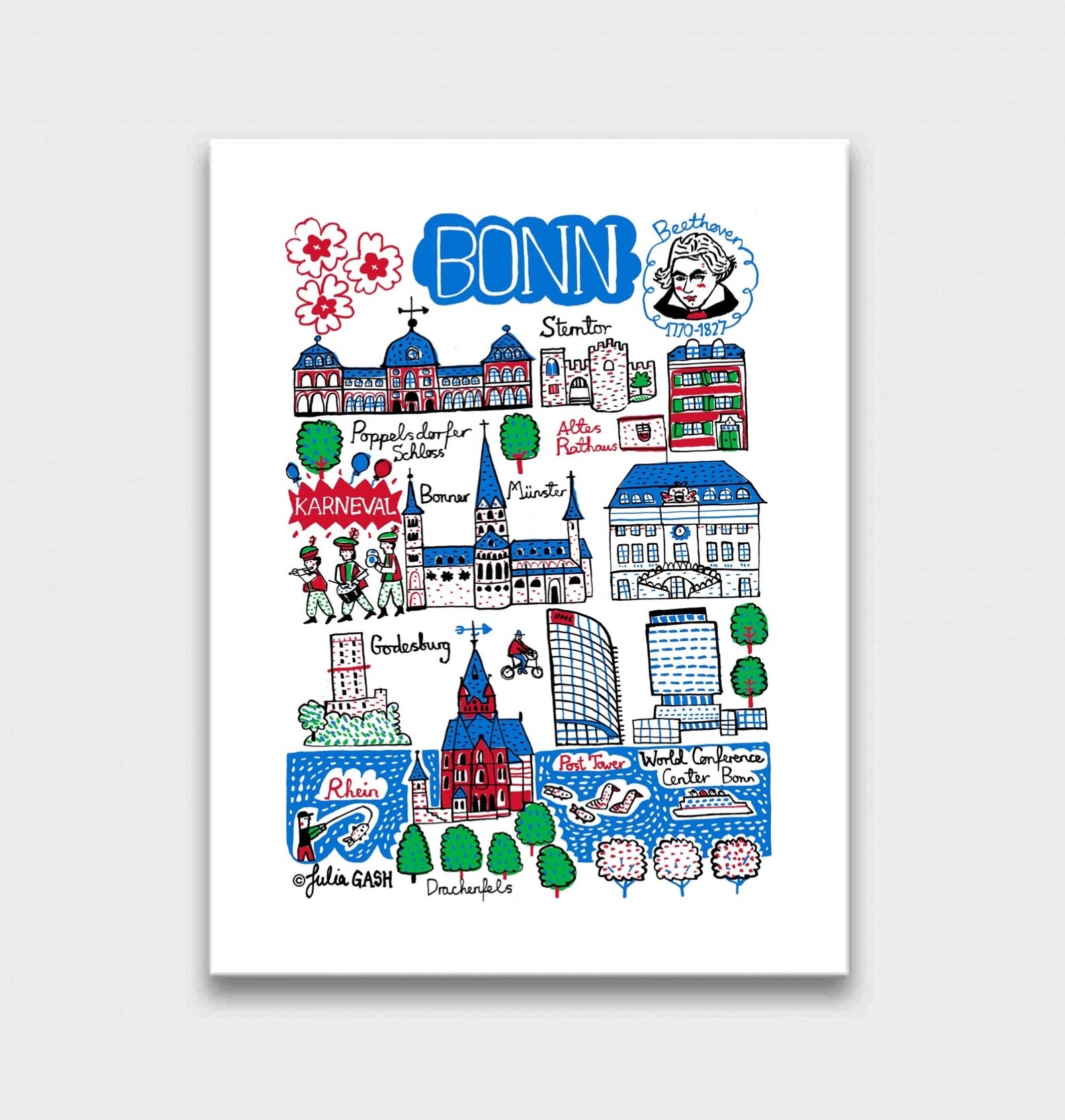 Bonn Art Print - Julia Gash