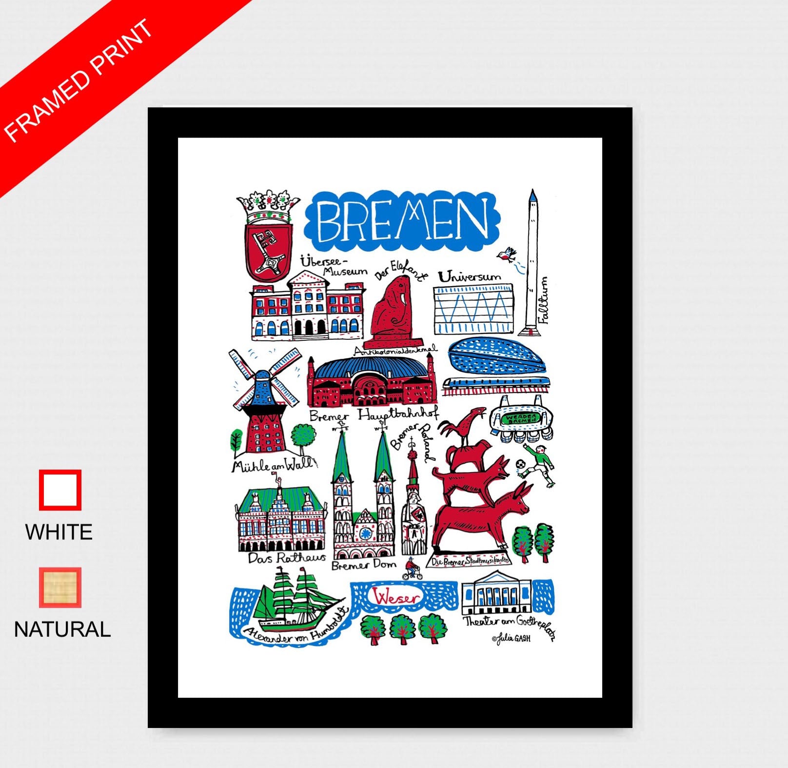 Bremen Art Print - Julia Gash