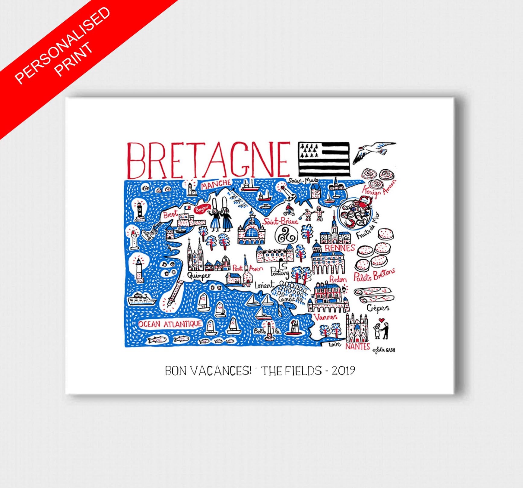 Bretagne Art Print - Julia Gash