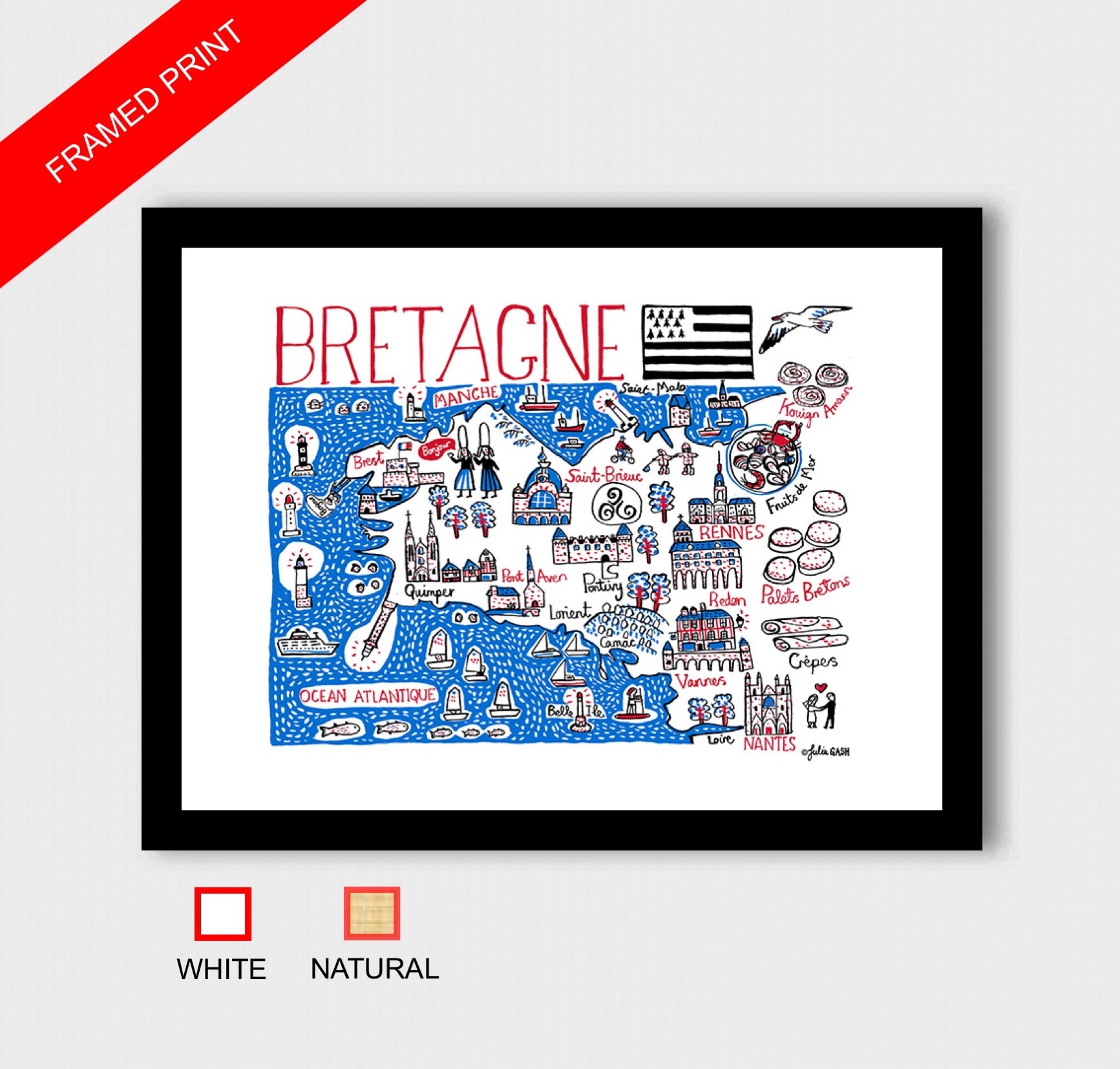 Bretagne Art Print - Julia Gash