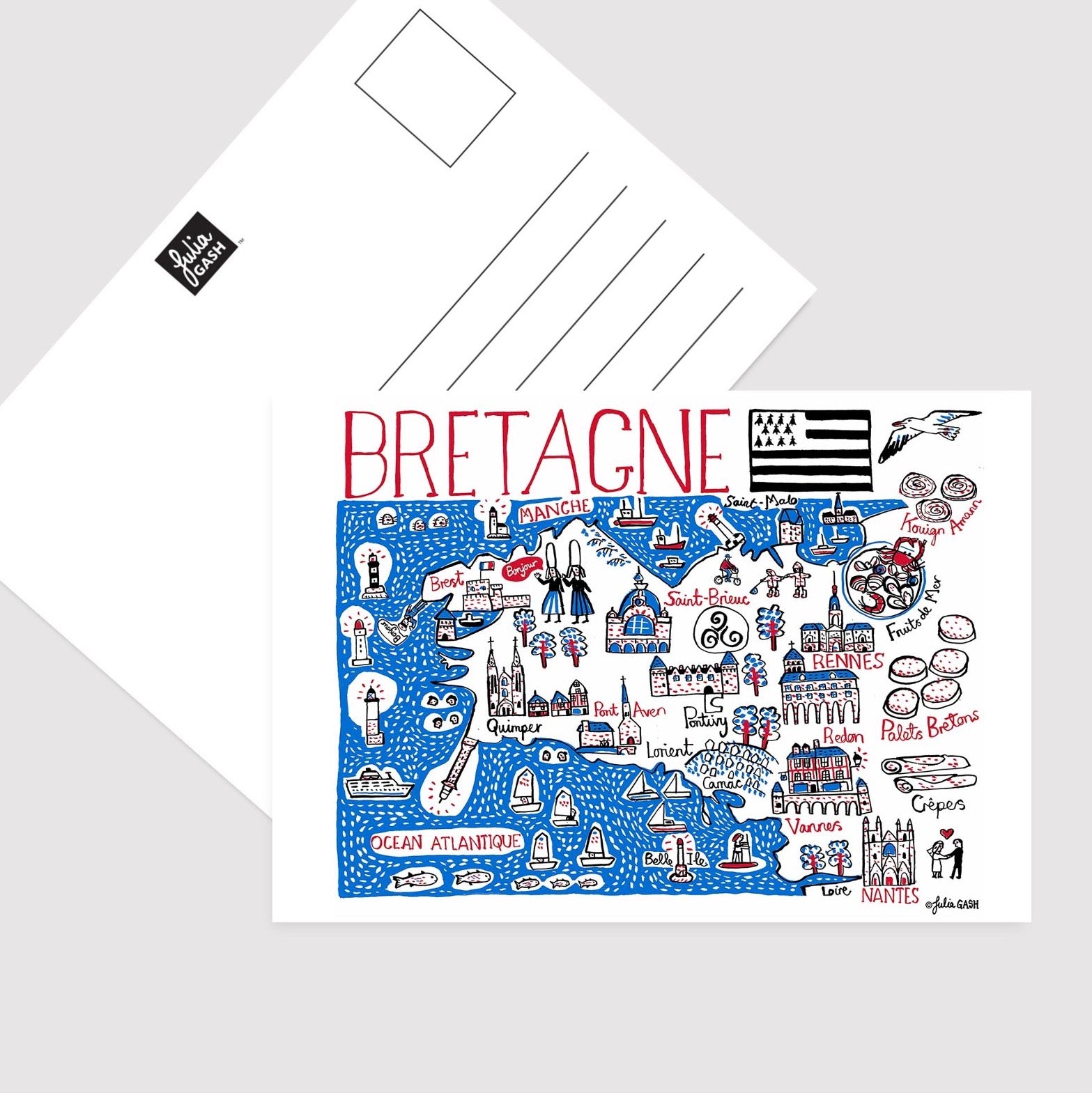 Bretagne Postcard - Julia Gash