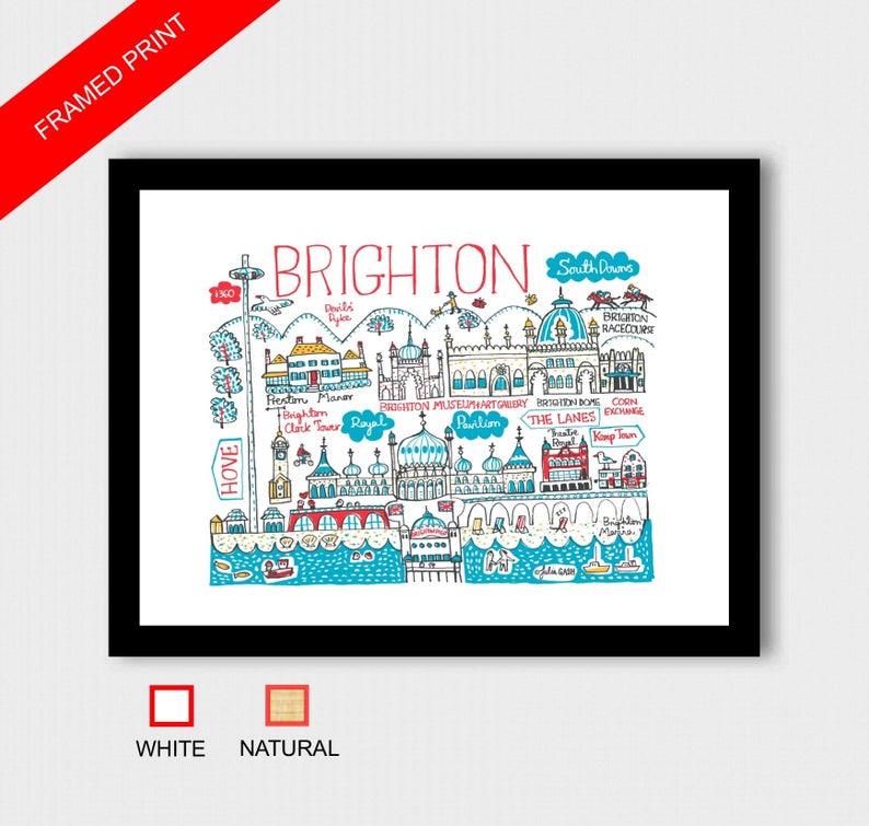 Brighton Art Print - Julia Gash