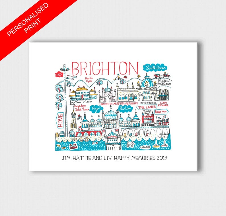 Brighton Art Print - Julia Gash