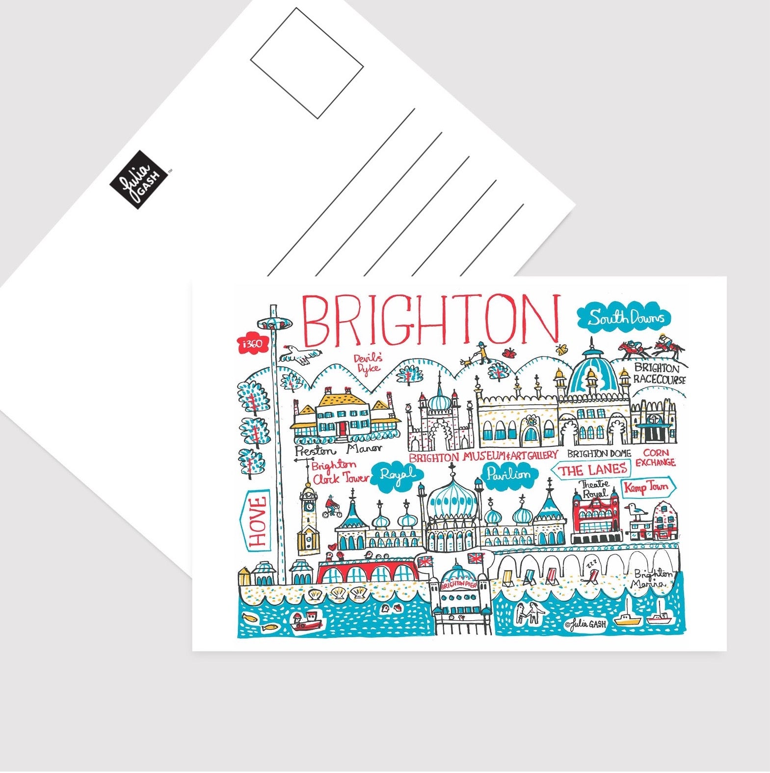 Brighton Postcard - Julia Gash