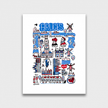 Bruges Art Print - Julia Gash