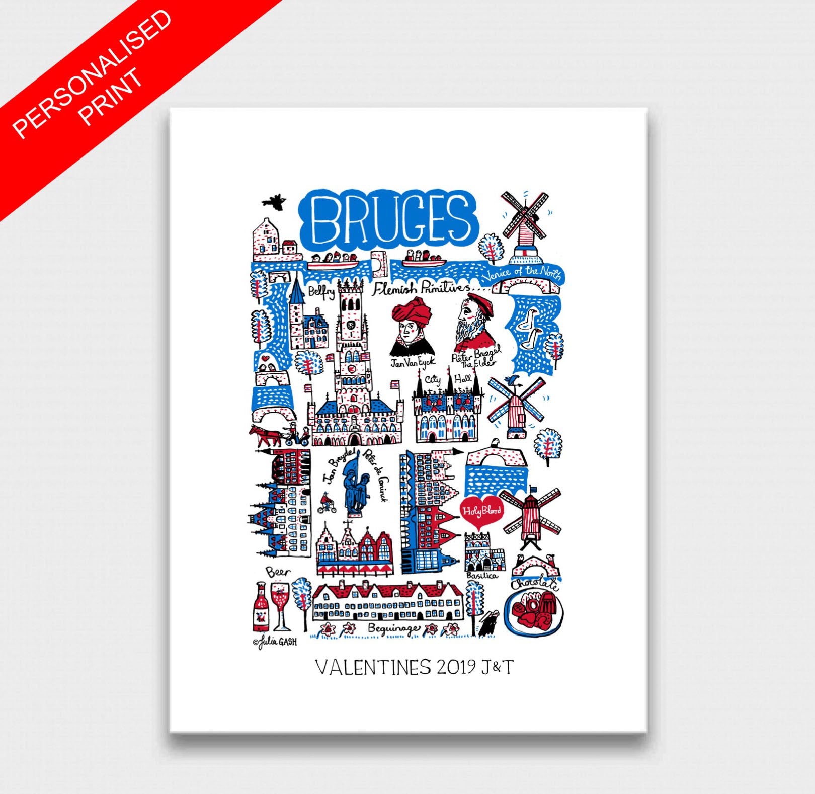 Bruges Art Print - Julia Gash