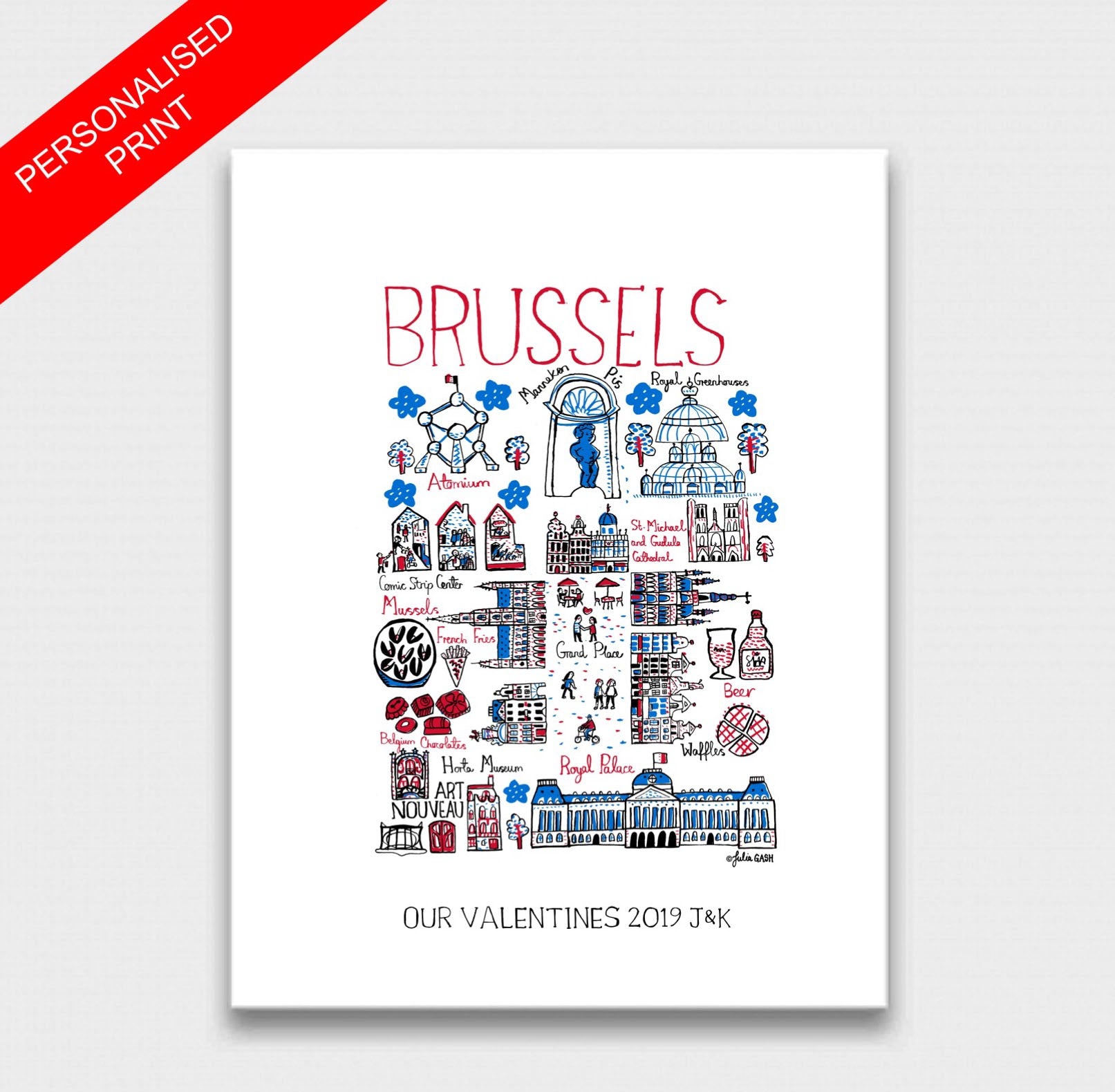 Brussels Art Print - Julia Gash