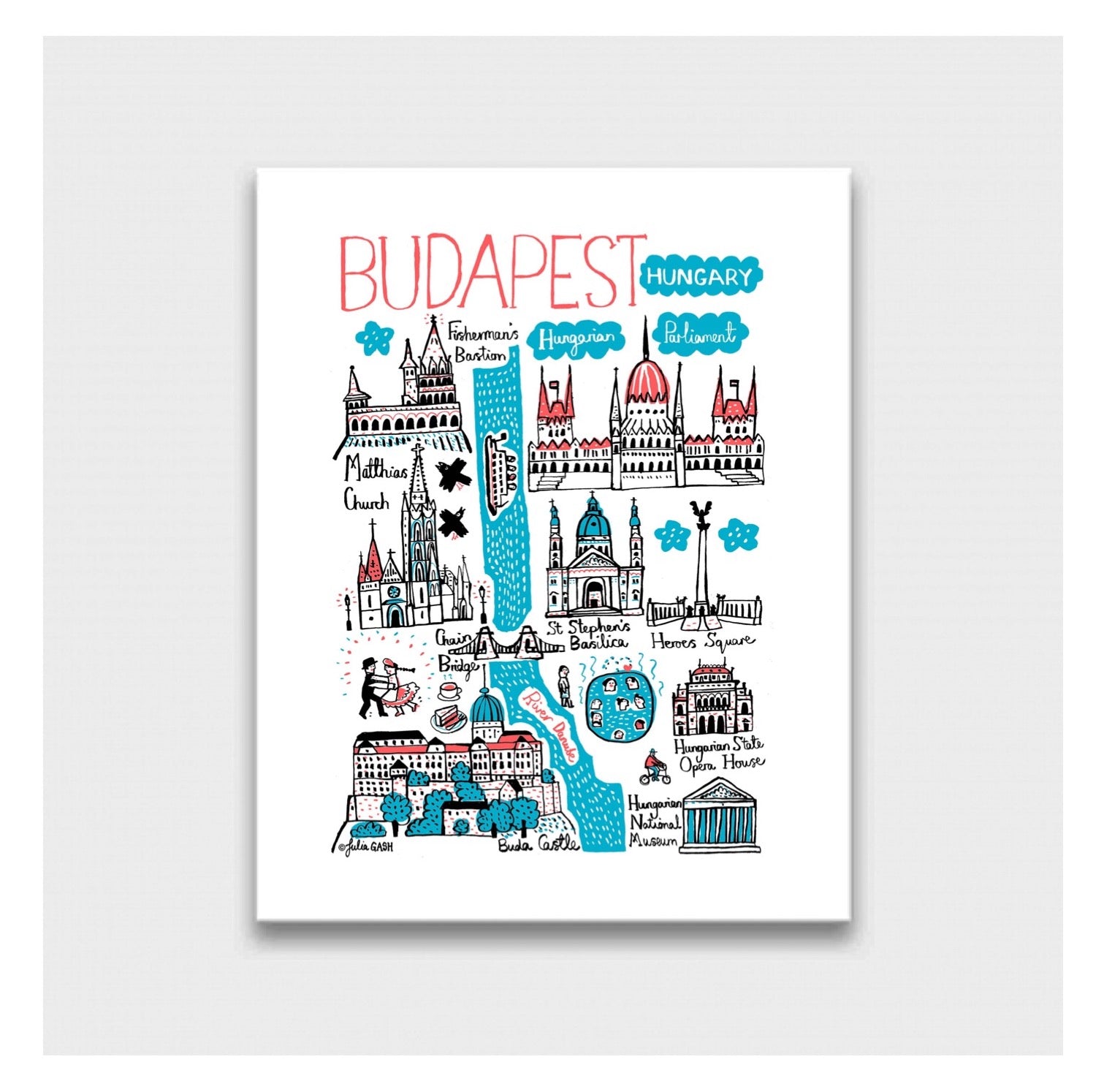 Budapest Art Print - Julia Gash
