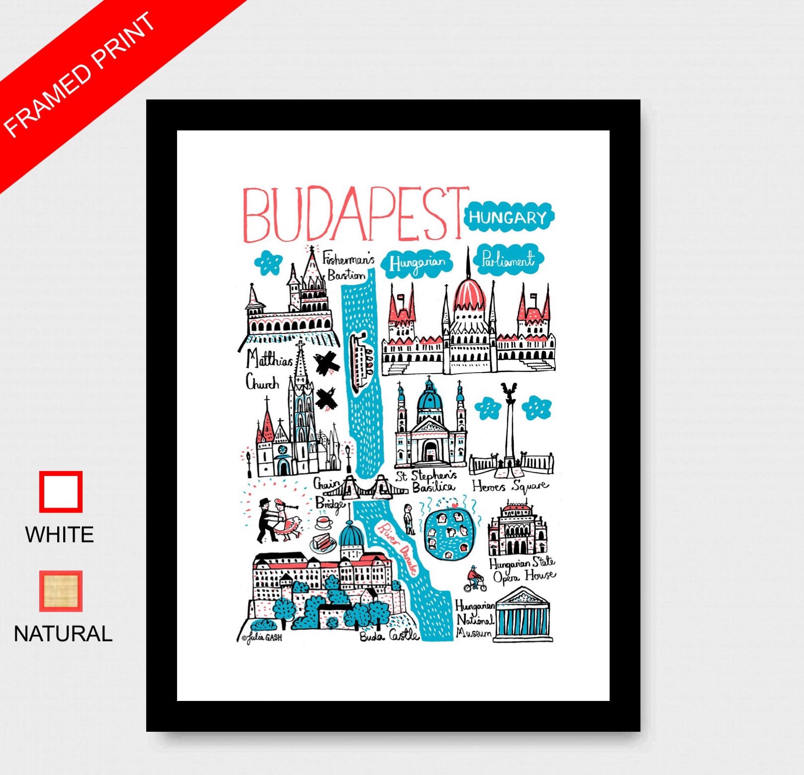 Budapest Art Print - Julia Gash