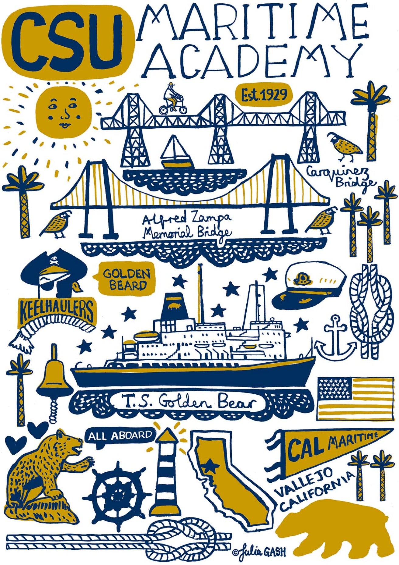 CSU Maritime Academy Design by Julia Gash