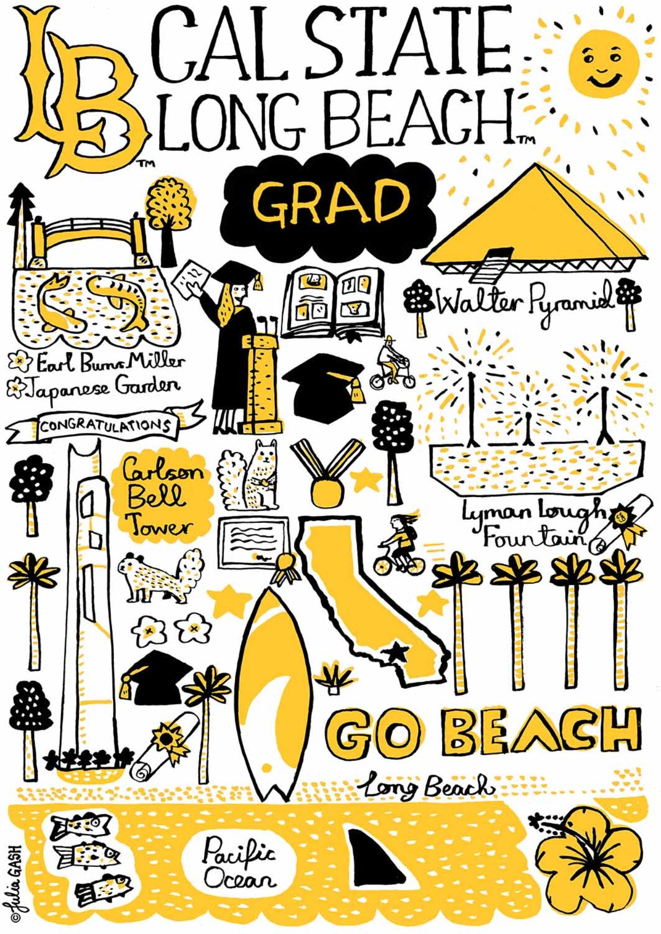 Cal State Long Beach by Julia Gash