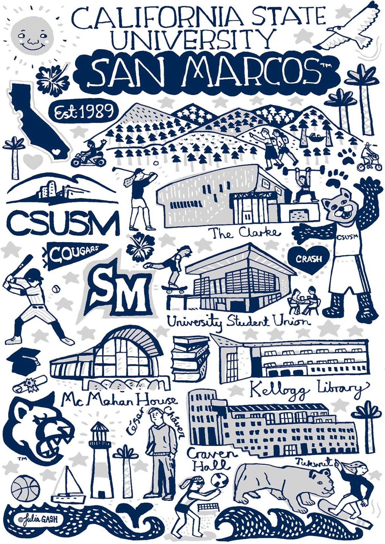 California State University - San Marcos by Julia Gash