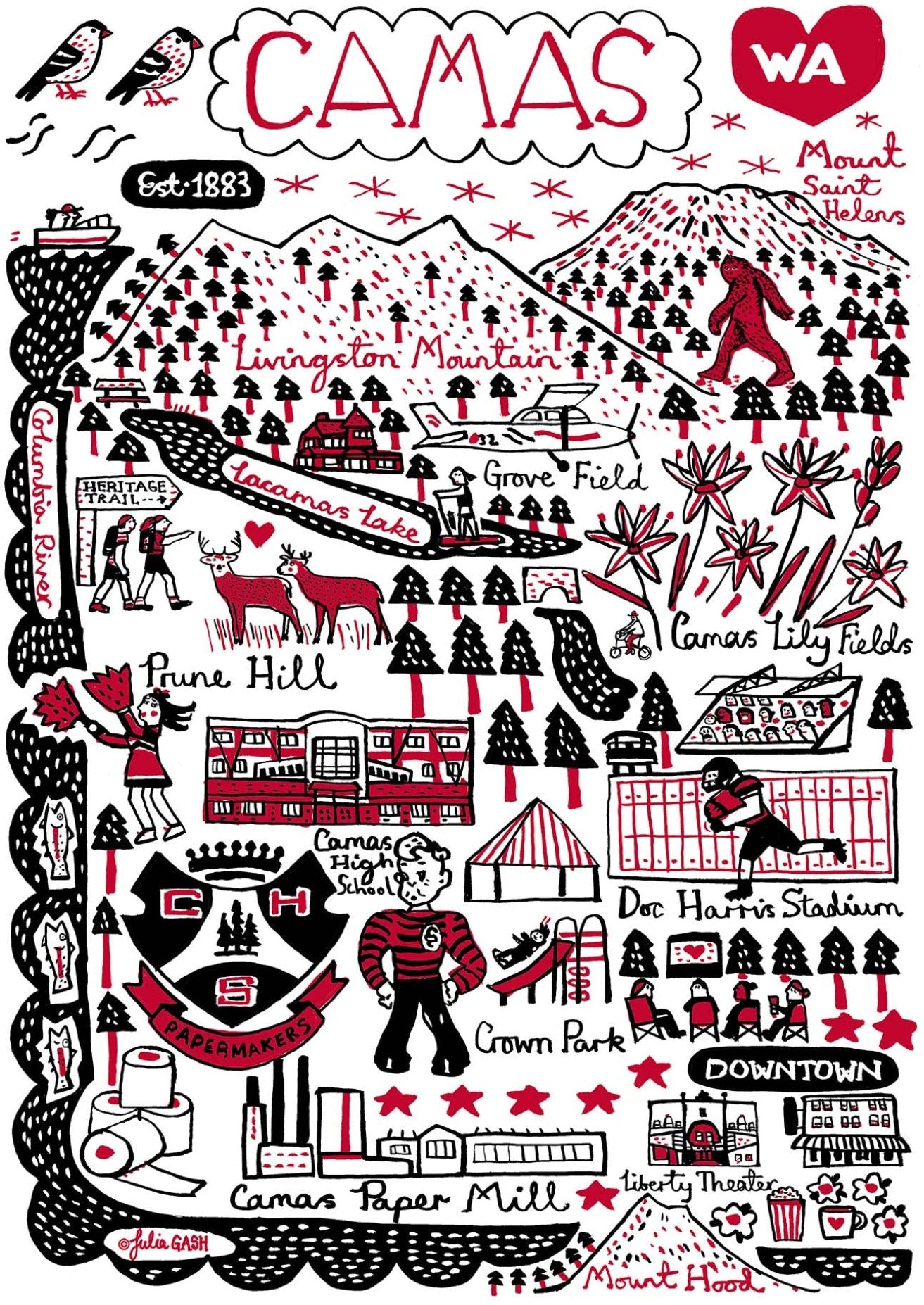 Camas High School by Julia Gash