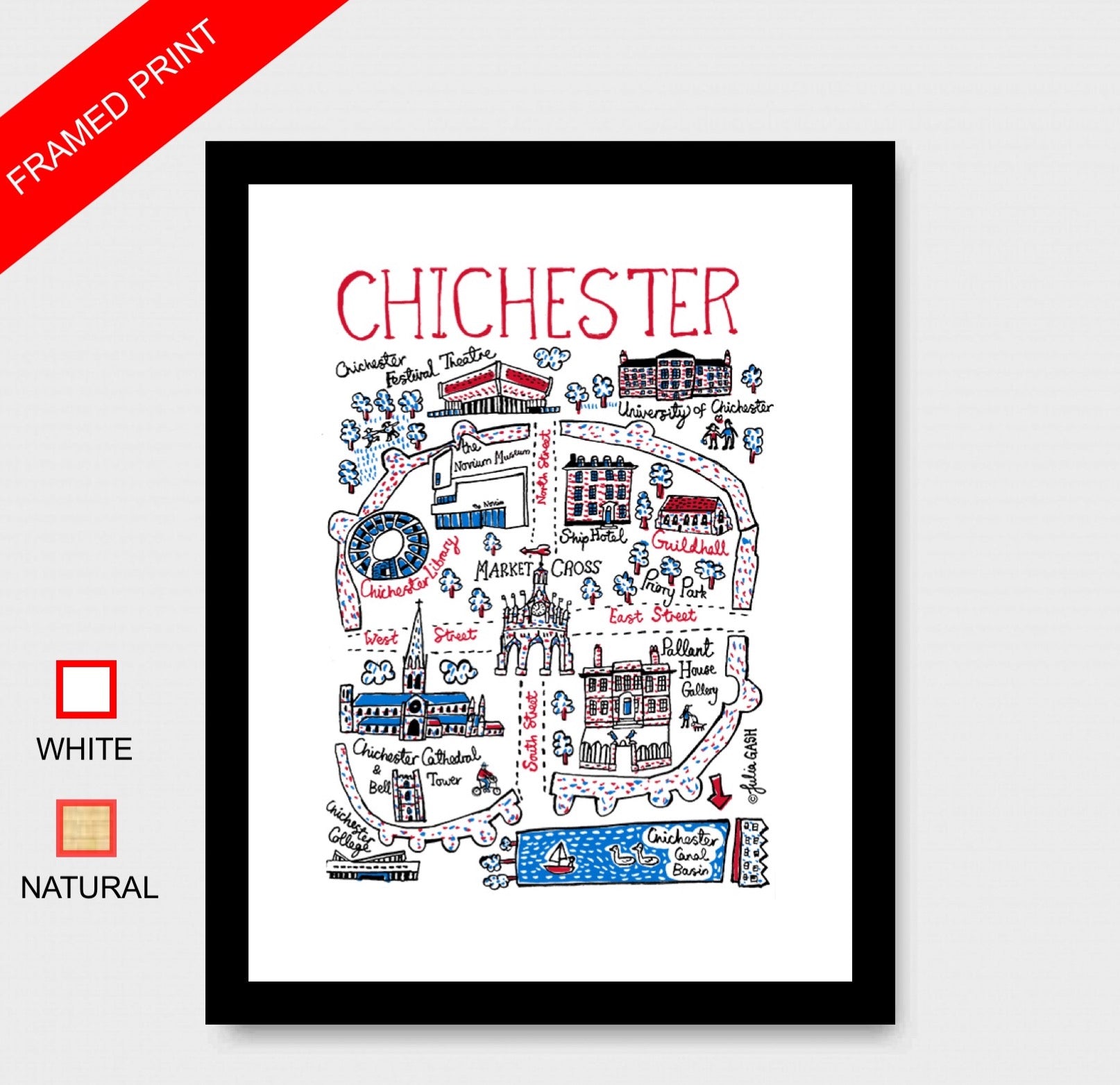 Chichester Art Print - Julia Gash