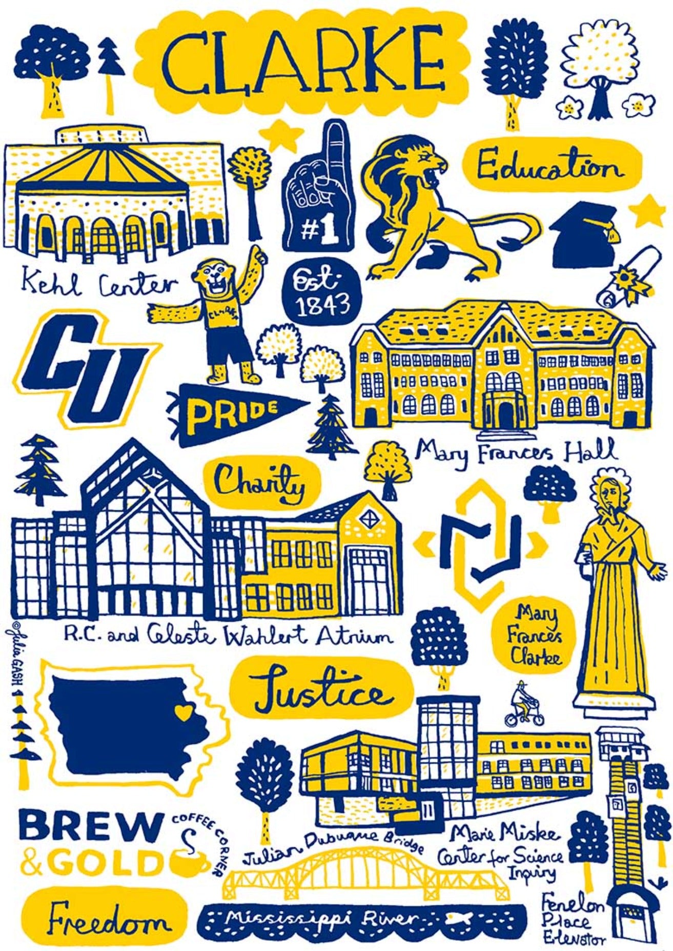 Clarke University by Julia Gash